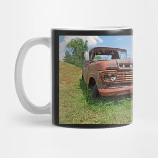 The Old Red Truck Mug